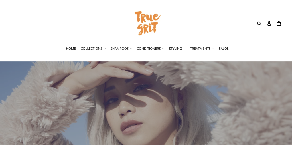 True Grit Store Frontpage