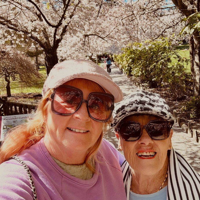 Jacqui out for a walk
